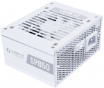 Lian Li SP850 V2 Gold PSU, modular, ATX 3.1 - 850 W, white