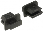 Dust Cover for mini Displayport female with grip 10 pieces black