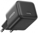Wall Fast Charger GaN 30W USB-C QC4+ PD3.0, Black