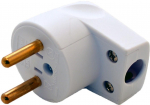 MicroConnect Danish Power plug angled, white Danish Power plug, angled White