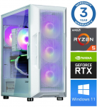 INTOP Ryzen 5 3600 16GB 1TB SSD M.2 NVME+2TB RTX3050 6GB WIN11