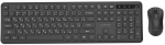 Gembird KBS-WPS-01-W Slim Pro Business wireless desktop set, black, RU layout