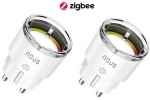 Smart ZigBee socket NOUS A1Z (2pcs) with energy meter