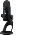 Logitech YETI 2 Multi-Pattern USB Microphone with Blue VO!CE, Black