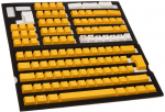 Ducky PBT Double-Shot 109-Keycap Set Yellow - DE Layout