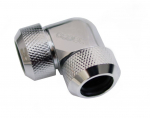 Alphacool Eiszapfen 13mm HardTube screw-on nozzle 90&deg; L-connector acrylic...