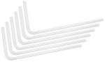 EK Water Blocks EK-Loop Hard Tube 14/10mm acrylic, bent 90 degrees - 80cm, 6 pieces