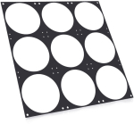 Alphacool Nova 1080 fan cover 9x120mm - Black