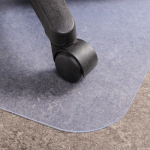 Ergo Office chair or swivel chair mat, transparent, 1200x900x2mm, ER-421