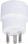 MicroConnect Power Adapter, Schuko to DKHybrid power adapter from pin-earth to DK-earth, white
