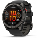 Garmin fēnix 8 Pro 51 mm Sort, Gr&aring;, Titanium Sportsur