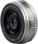 Fujifilm Fujinon XF 23mm f/2.8 R WR lens, silver