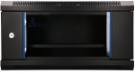 Extralink LITE 4U 530x400 wall-mount rack cabinet, black
