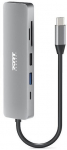 Port Designs 900162 USB Type-C Hub Silver