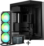 TRYX LUCA L70 Midi Tower - Black + PANORAMA SE ARGB 360