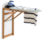 ARREDAMENTI STIROJOLLY Wall ironing board, 108 x 40 cm, brown