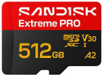 SANDISK Extreme PRO microSDXC 512GB