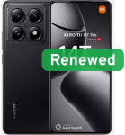 Xiaomi Renewed | Grade A | 14T Pro | 512 GB | Titan Black | 5G | O
