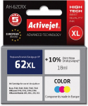 Activejet AH-62CRX ink (replacement for HP 62XL C2P07AE; Premium; 18 ml; color)