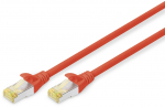 DIGITUS CAT 6A S/FTP Patchkabel, 3m, rot