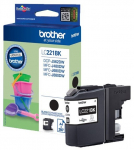 Brother LC221BK Black Ink Cartridge, 260 Pages