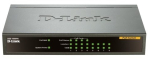 D-Link DES-1008PA unmanaged switch 8x10/100 Mb/s 4xPoE