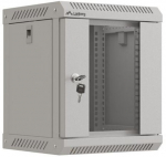 Lanberg Szafa instalacyjna rack wisząca 10 cali 6U 300x300 szara