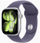 Apple Watch S11 Aluminium 42mm Silber (Sportarmband nebelviolett) S/M