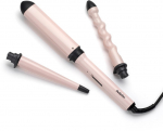 BaByliss Curl & Wave Trio Curling iron Warm Black, Pink 58 W 98.4" (2.5 m)