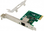 MicroConnect 1 port RJ45 network card, PCIeMain Chip : WGI210AT, Full-height end bracket / Low-profile end bracket