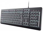 Trust Primo Beleuchtete keyboard Home/Office USB QWERTY US English Black