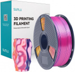 Sunlu PLA+ Silk Tri-Color Filament (Red, Yellow, Blue)