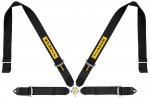 Sabelt Sim Seatbelts Kit, 4-Point Harness with Mounting Kit - Black