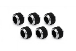 Alphacool Apex Grip HardTube fitting 16mm G1/4 chrome set (6 pcs)