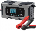 Qoltec 52493 Charger 12V 10A | Rectifier with repair function for AGM GEL LiFePO4 battery | LCD