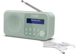 Sharp DR-P420(GN) Tokyo Portable Digital Radio, FM/DAB/DAB+, Bluetooth 5.0, USB or Battery Powered, Aquamarine Green | S