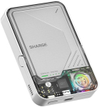 SHARGE ICEMAG 2 Powerbank, 10,000mAh, 15W Qi2, 30W USB-C - transparent