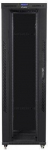Lanberg Installation cabinet rack 19 42U 800x1200 black, glass door LCD (Flat pack)