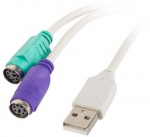 LANBERG AD-0025-W Lanberg adapter USB->P