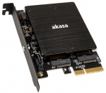 Akasa AK-PCCM2P-03 interface cards/adapter Internal M.2