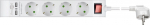 Goobay Power Strip 4-way with Switch and USB