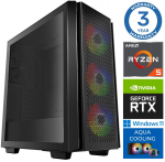 INTOP AQUA Ryzen 5 7600X 16GB DDR5 500SSD M.2 NVME RTX3050 8GB WIN11