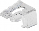 Repair clip for RJ45 modular plug; transparent; 50 pack
