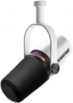 Shure MV7+-W - lectern/vocal microphone with XLR/USB-C connector, white