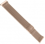 Fixed Mesh Strap with Quick Release, 18mm, Gold