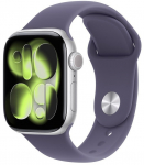 Apple Watch S11 Aluminium 42mm Silber (Sportarmband nebelviolett) M/L