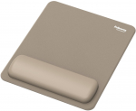 Fellowes Breyta mouse pad with wrist rest, sand