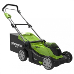Cordless mower 40V 4Ah 41 cm Greenworks G40LM41K4 - 2504707UB
