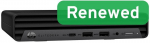 HP Renewed Grade A | EliteDesk 800 G6 | Intel Core i5 | i5-10500 | 16 GB | SSD | 256 GB | Intel UHD Graphics | Windows 1