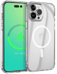 eSTUFF BERLIN iPhone 14 Pro Max Clear Magnetic Cover. Material: TPU and PC
